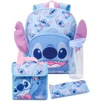 Mochila Disney Lilo And Stitch Girls Con Estuche Y Botella