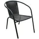thumbnail image 4 of Set terraza Maceio 4 sillas + Mesa vidrio 80x70 cm Negro, 4 of 8