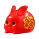 thumbnail image 2 of Estilo Chino Lucky Rabbit Money Bank Bunny Figuritas Estatua Coleccionable Rojo, 2 of 5