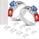 thumbnail image 1 of Medidores de anillos 5 STARS UNITED para anillos sueltos, 8 unidades fáciles de enganchar y 6 bobina, 1 of 8
