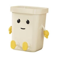 Magideal - Basura De Basura De Basura Basura De Polvo Robusto Dibujos Animados Multifuncionales Bucket De Compost Doméstico Para El Dormitorio De La Oficina Para Sentado 12L
