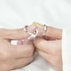 thumbnail image 3 of Anillos pareja sol y luna ajustable plata 925, 3 of 3