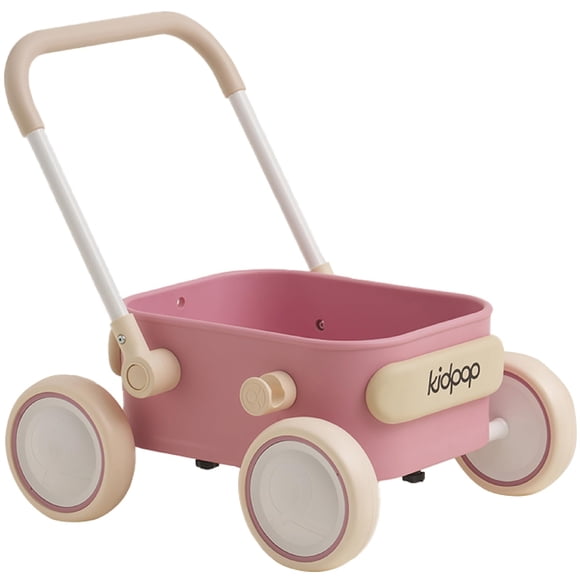 Pula Baby Push Walker kidpop de 6 a 12 meses con ruedas, color rosa