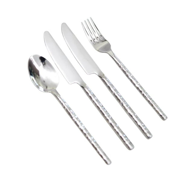 Set de Cuchilleria Hammered para 4 personas 28pzs Coquinaria