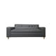 thumbnail image 2 of Sofa Tres Cuerpos Ecocuero Gris, 2 of 3