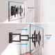 thumbnail image 3 of Soporte de pared para TV MOUNTUP MU0057-L, brazo largo de 30 pulgadas para 42-75, 3 of 9