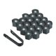 thumbnail image 2 of 20pcs Universal 19mm Cubiertas De Tuerca De Rueda Tapas De Tuerca De Tuerca Protector De Tornillo Otros, 2 of 5