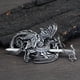 thumbnail image 1 of 1pc Celtic Viking Crown Hairpin - Stunning Silver Irish Hair Accessory for Women - Perfect for Braids and Decorative Jewelry, 1 of 5