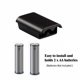 thumbnail image 4 of Tapa de batería XUKEKOY para Xbox 360 – Pack de 4 (negro), 4 of 5