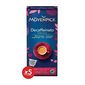 Movenpick - 50 Cápsulas Café Decaffeinato Espresso Nespresso
