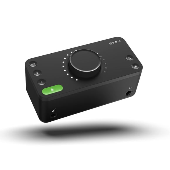 Interfaz de audio USB Audient EVO 4 con entrada de instrumento JFET