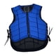 thumbnail image 2 of Chaleco de equitación, Guardias deportivos Chaleco con cremallera Accesorios transpirables Chaleco de entrenamiento Chaleco ecuestre para hombres para , azul, Niño S, 2 of 5