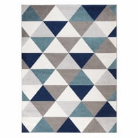 Modalfo - Alfombra Florida Turquesa 120 X 180 Cm