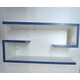 thumbnail image 2 of SET DE 2 REPISAS MODELO C BORDE AZUL, 2 of 2