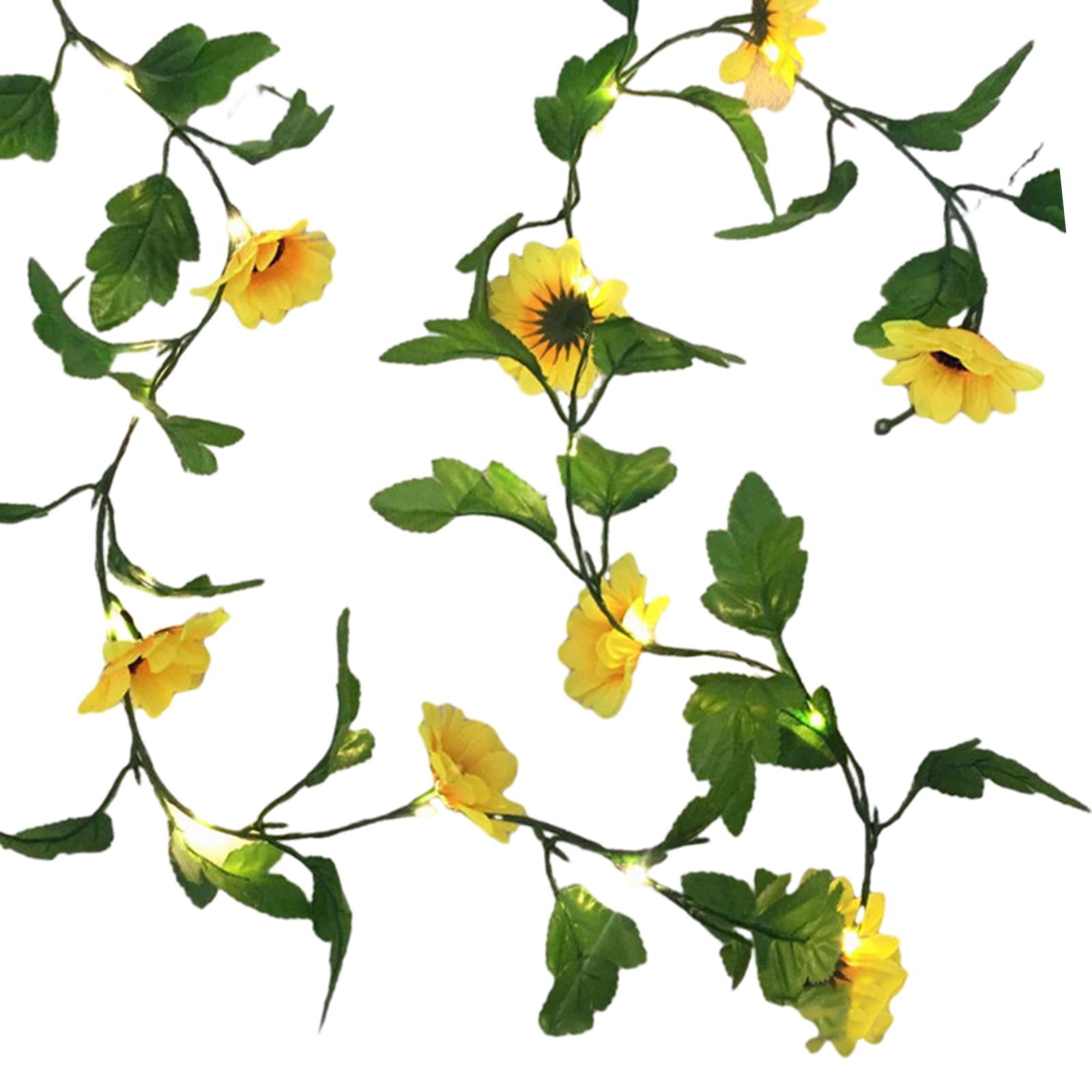 Ioensy - Guirnalda De Luces De Vid, Exquisita Luz De Corona Para Exteriores, Para Dormitorio Interior Y Exterior