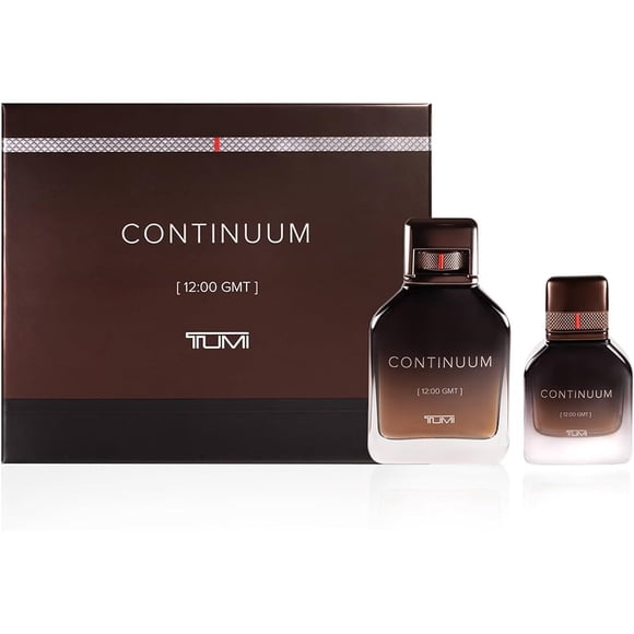 Perfume Tumi Continuum 3.4 oz EDP, set de 2 piezas para hombre