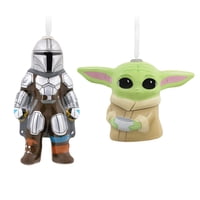 Adornos Navideños Hallmark Star Wars The Mandalorian Set 2
