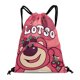 thumbnail image 1 of Oso Lotso Fresa Mochila de Cuerdas para Deportes y Gimnasio, Bolsa de Cuerdas Resistente al Agua, Bolsa Cinch, 30×40cm, 1 of 6