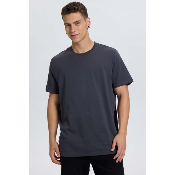 Polera Hombre Regular Fit Básica Marengo