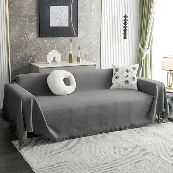 Fundas De Sillon A Medida Ajustable Cubre Sofa Az Gris 2 Cuerpos gris