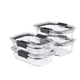 thumbnail image 1 of Set de almacenamiento de alimentos Rubbermaid Brilliance Glass, 4 recipientes, 1 of 5