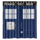 thumbnail image 1 of Cortina de ducha de Doctor Who, juego de cortina de baño con ganchos, tamaño 66 x 72 pulgadas, 1 of 3