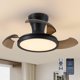 thumbnail image 1 of Ventilador de techo APBEAMLighting de 28" con aspas retráctiles y luz, 1 of 9