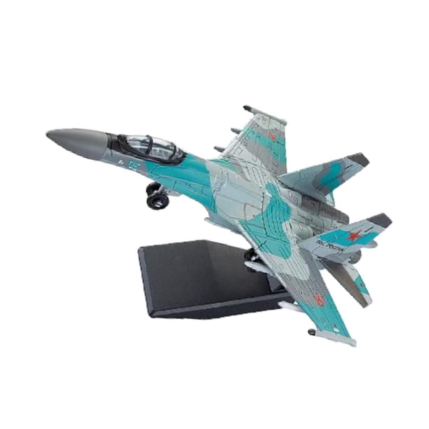 Kit de modelo de caza SU35S 1/100, avión de construcción, bloques de recuerdo, adorno de avión de alto detalle, juguete para el hogar, estantería, bar