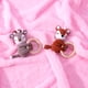 thumbnail image 2 of Baby Toy Knitted Reindeer Hand-held Doll Rattle, 2 of 3