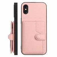 Foxdock Funda Para Iphone X Con Bloqueo Rfid - Diseño Elegante Con Cierre De Botón