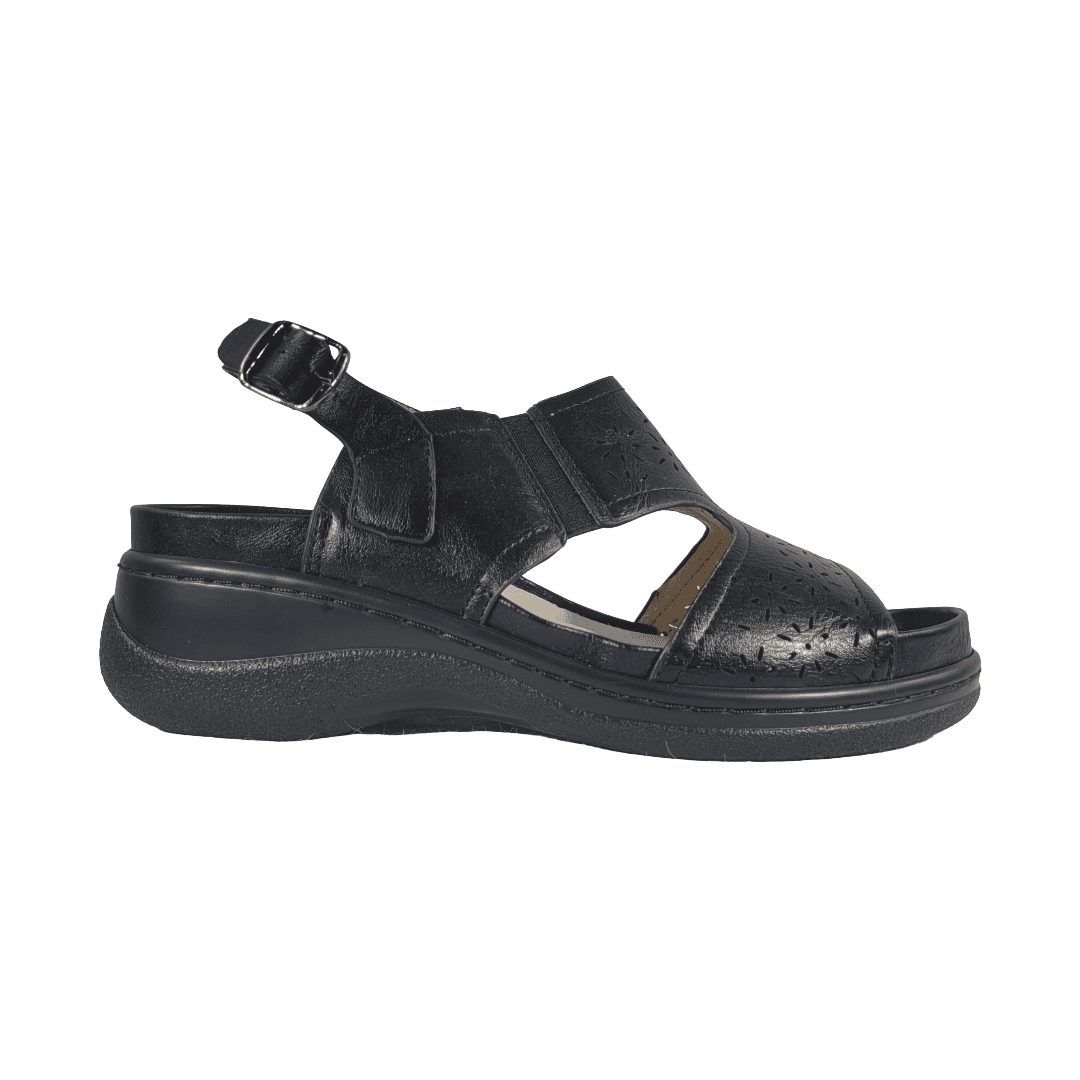 Sandalias Passer Negro Casual Mujer | 0330 - Talla 39 Cl / 26 Cm