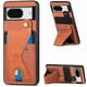 thumbnail image 1 of Funda Resistente para Google Pixel 8 con Tarjetero y Soporte, Diseño Magnético Marrón, 1 of 4