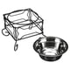 thumbnail image 2 of Cuenco elevado de acero inoxidable para perros y gatos YML, 2,5 tazas, 2 of 4