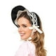 thumbnail image 3 of Sombrero de encaje estilo colonial pionero, gorra para el sol para disfraz de fiesta de té, accesorios de disfraz para mujer, 3 of 5