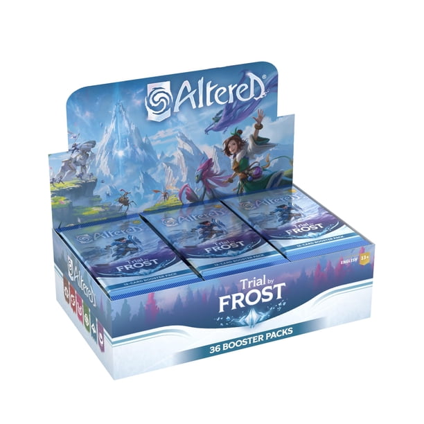Juego de cartas coleccionables Equinox Altered Trial by Frost, display de 36 sobres
