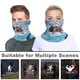 thumbnail image 4 of Frozen: El Reino del Hielo / La Princesa Elsa Braga de Cuello Protección Solar - Bandana UV Refrescante para Ciclismo y Deportes al Aire Libre, Hombres y Mujeres, 4 of 6
