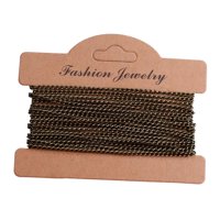 Bothyi - Cadena De Eslabones Trenzados, Fabricación De Joyas Diy, Llavero, Pendientes, Cadena De Cable Curvo, Chapado En Bronce Antiguo