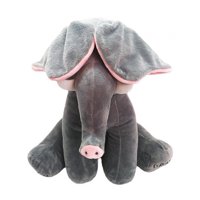 Magideal - Juguete Musical De Peluche Para Bebé, Juguete De Peluche De Animal Para Bebé, Orejas Móviles Realistas, Juguete De Animado Boo Para Regalos Orejas Rosadas