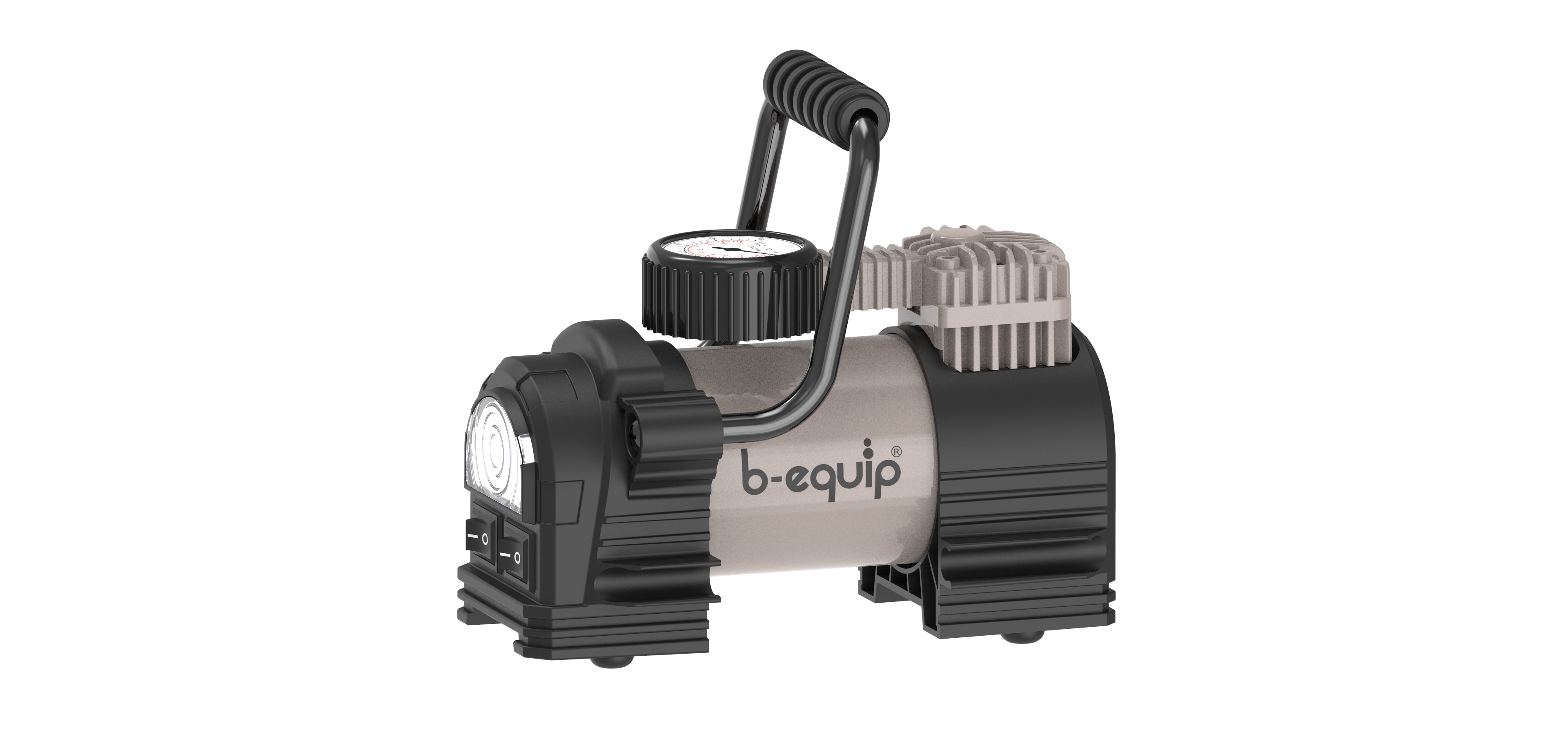 Compresor De Aire Auto 12V De 1 Piston 100 Psi B-Equip