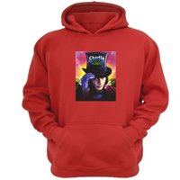 Genérico - Polerón Canguro Wonka Rojo Talla S Unisex