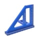 thumbnail image 1 of Regla Del Triángulo De Regla De Medición De ángulo Múltiple Para Elaborar El Uso Del Hogar De La Madera 8.5x7.9x11.2cm Azul Métrico, 1 of 5