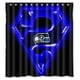 thumbnail image 1 of Cortina de ducha de los Seattle Seahawks, juego de cortina de baño con ganchos, tamaño 60 x 72 pulgadas, 1 of 3