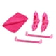 thumbnail image 4 of Fundas para patines de hielo, fundas protectoras para patines con paño de limpieza, Protector de patines para patinar al aire libre , Rosa, 4 of 4