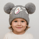 thumbnail image 3 of Gorro Invierno Infantil De Lana Diseño Corazones Unisex, 3 of 3
