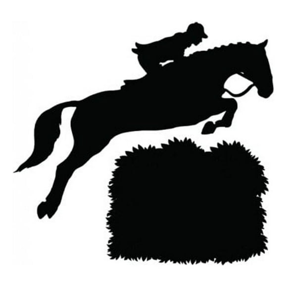 Decomural Horse Jump Jockey Racing WS-42944