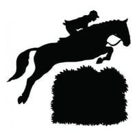 Rienda Libre Graphics - Decomural Horse Jump Jockey Racing Ws-42944