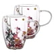 thumbnail image 1 of Set 2 Tazas Mug Doble Pared Con Flores Eternas 350ml Chic Haus, 1 of 5