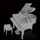 thumbnail image 4 of Piano 3D Jigsaw Metal Puzzle Model Toys, 4 of 5