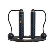 Xusx111 - Cuerda De Salto,Cuerdas De Salto Sin Cuerda Ponderadas Con Contador Para La Aptitud Física,Hogar, Uso De Ejercicio Interior O Al Aire Libre,Entrenamiento,Gimnasio,Cuerda De Salto Sin Cable P