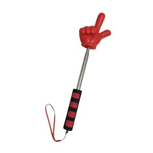 Bothyi - Puntero Extensible Con Forma De Dedo, Multiusos, Resistente, Para Pizarra Blanca, Color Rojo